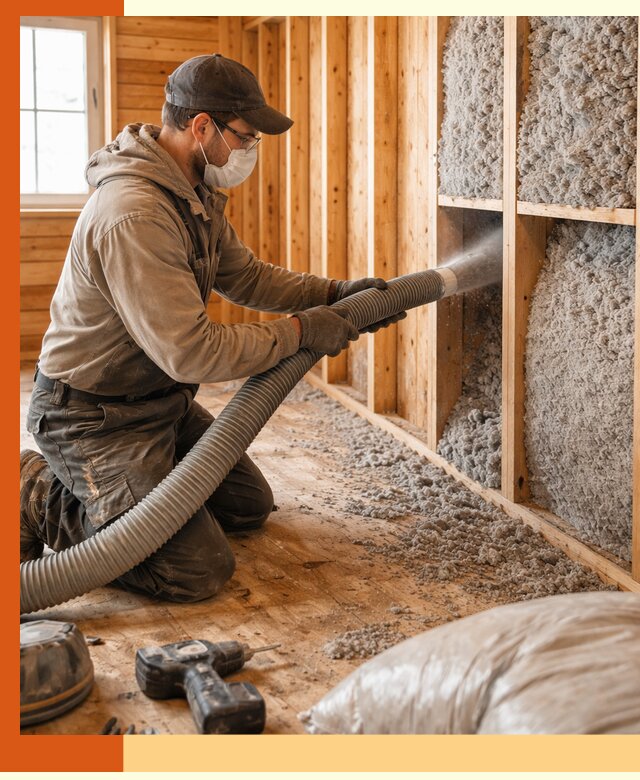 Утепление дачного дома эковатой в Нефтеюганске — быстро и надёжно