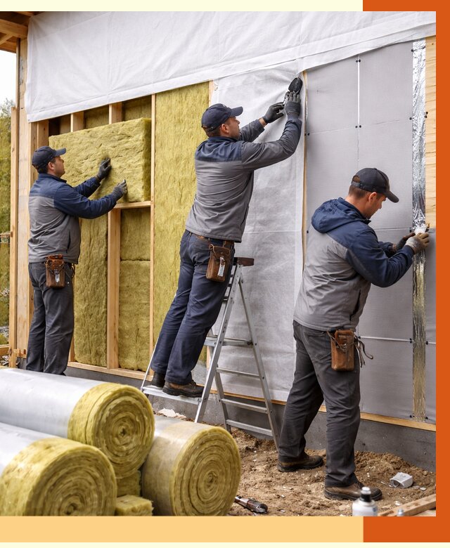 Утепление каркасного дома в Нефтеюганске от 4271 руб./м2 — профессионально | ТепломастерНфт