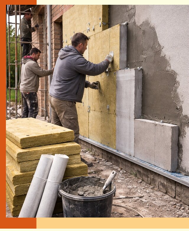 Утепление кирпичного дома под ключ в Нефтеюганске