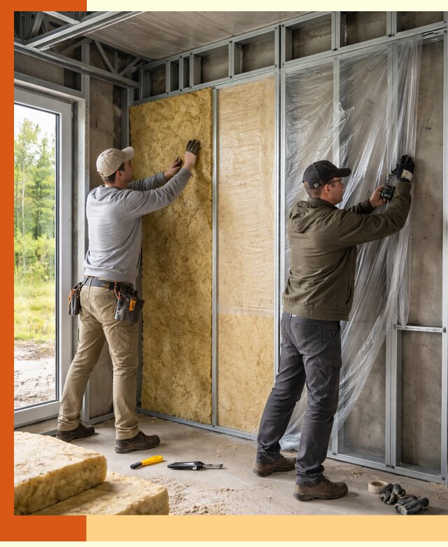 Утепление дома из ЛСТК в Нефтеюганске с гарантией качества и эффективности