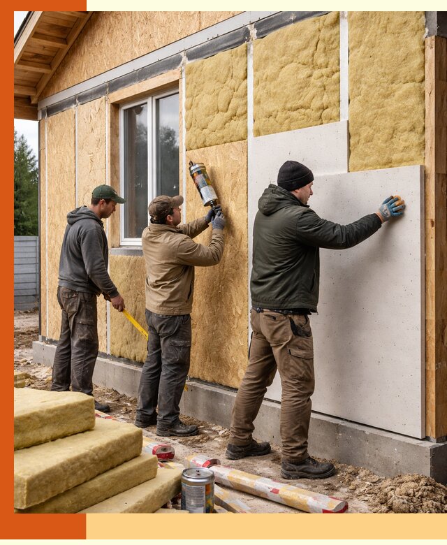 Профессиональное утепление дома из SIP-панелей в Нефтеюганске