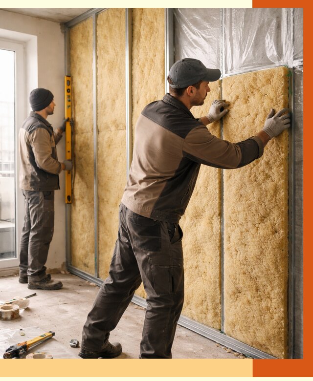 Утепление квартиры изнутри в Нефтеюганске от 4423 руб. за м2 | Проф. работы ТепломастерНфт