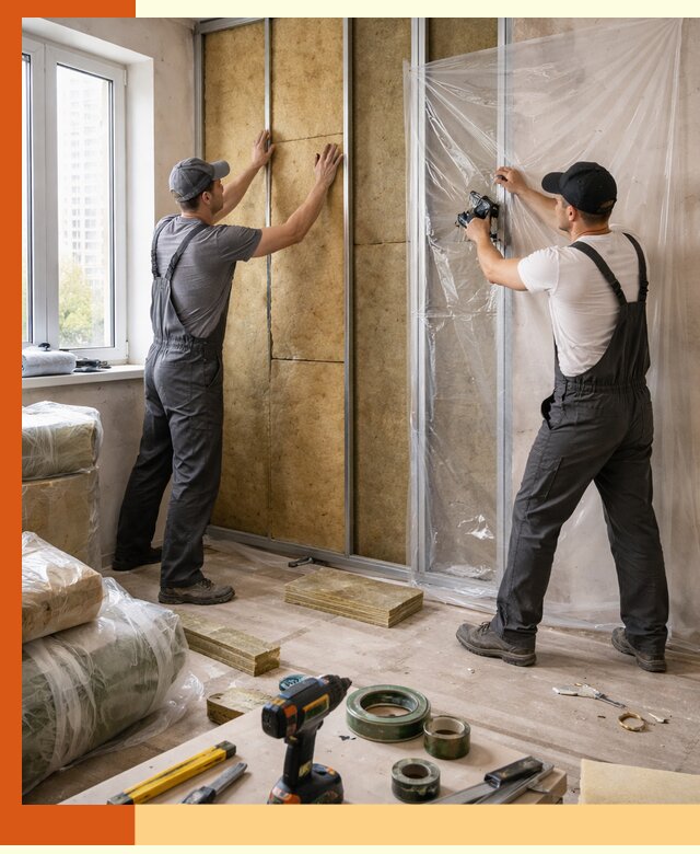 Утепление квартиры изнутри профессионально в Нефтеюганске