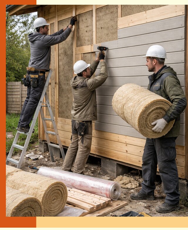 Утепление бани снаружи в Нефтеюганске профессионально и надежно