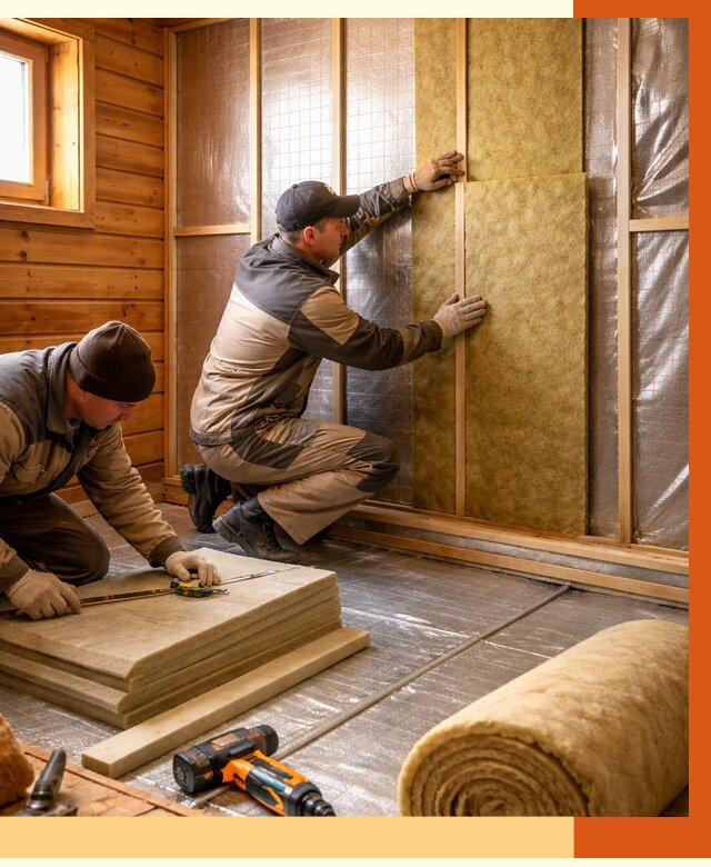 Утепление бани изнутри в Нефтеюганске под ключ от 4271 руб./м² | ТепломастерНфт