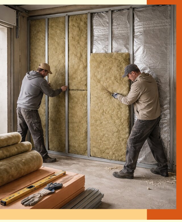 Утепление гаража изнутри в Нефтеюганске от 7626 руб/м2 — работы и цена | ТепломастерНфт