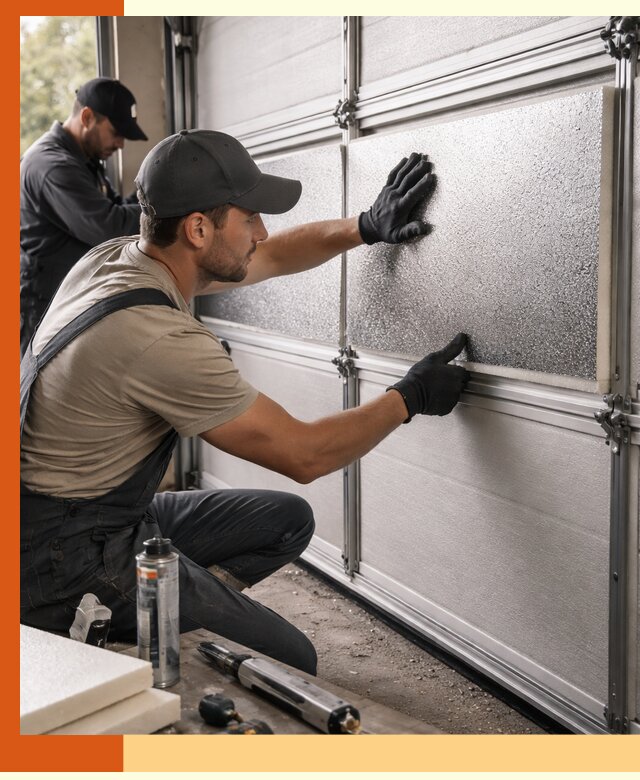 Утепление гаражных ворот в Нефтеюганске качественно и надежно