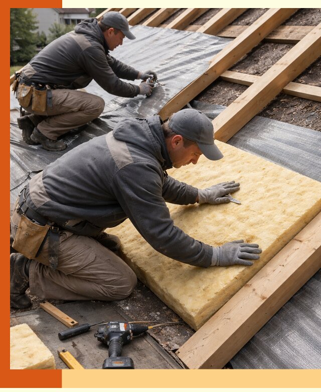 Профессиональное утепление крыши в Нефтеюганске качественно и надежно