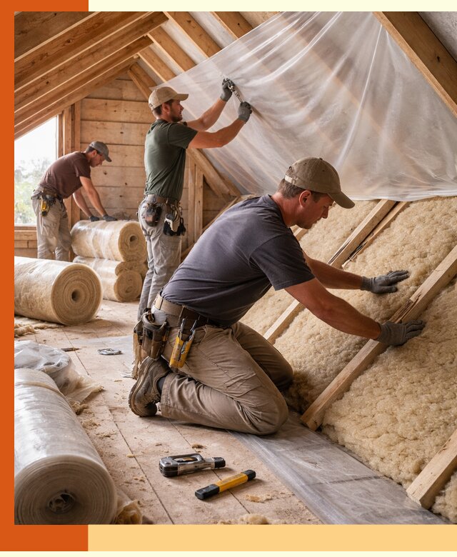 Утепление крыши изнутри в Нефтеюганске: профессионально и надежно