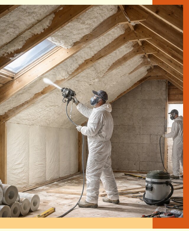 Утепление мансарды ППУ в Нефтеюганске от 2796 руб./м² — заказать под ключ | ТепломастерНфт