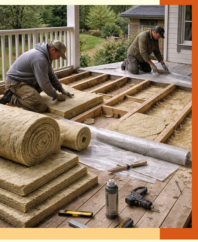 Утепление террасы в Нефтеюганске от 4271 руб./м2 — утеплить террасу под ключ | ТепломастерНфт