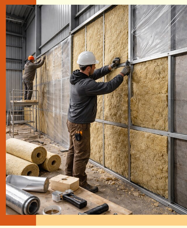 Утепление ангара в Нефтеюганске — профессиональная теплоизоляция помещений