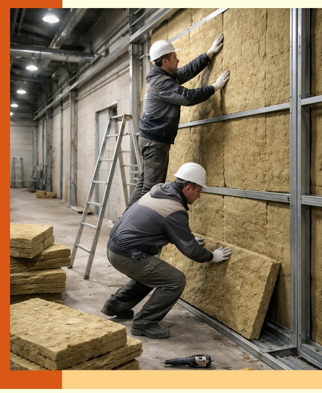 Утепление цеха под ключ в Нефтеюганске с гарантией качества