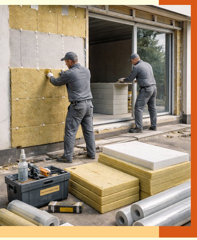 Утепление торгового павильона в Нефтеюганске от 14744 руб./м² под ключ | ТепломастерНфт