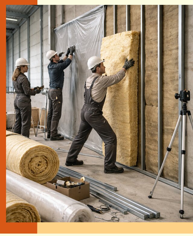 Утепление складского терминала в Нефтеюганске профессионально и надёжно