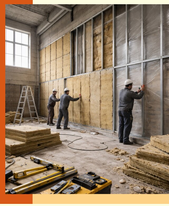 Утепление спортивного зала в Нефтеюганске качественно и недорого