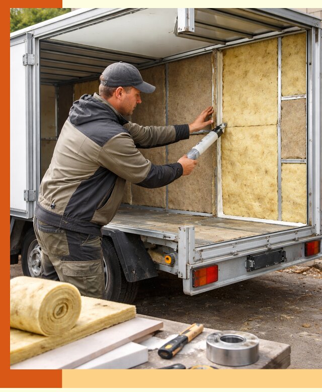 Профессиональное утепление прицепа в Нефтеюганске для любых условий