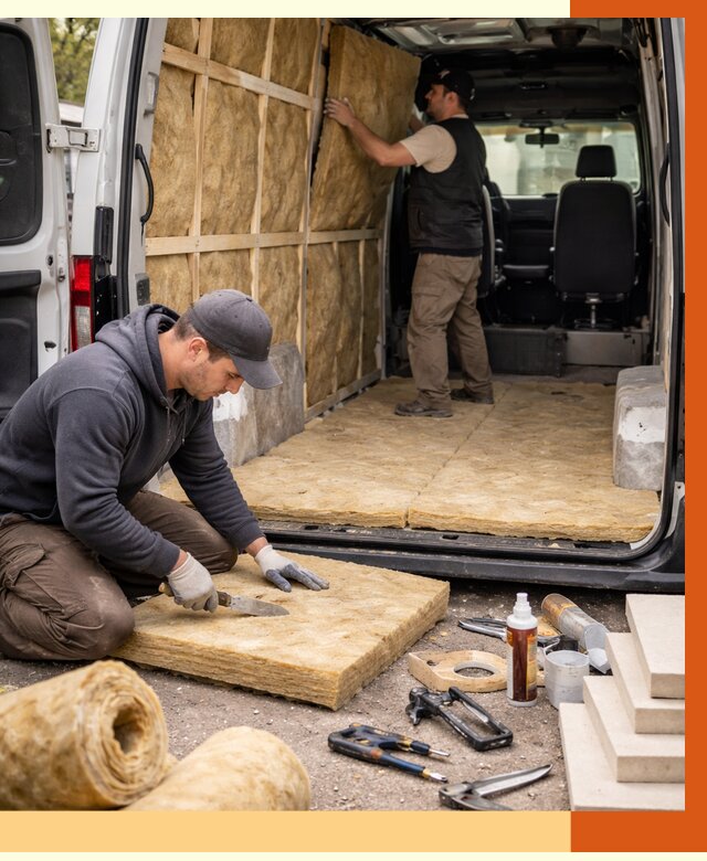 Утепление кемпера в Нефтеюганске под ключ от 12202 руб. — профессионально | ТепломастерНфт