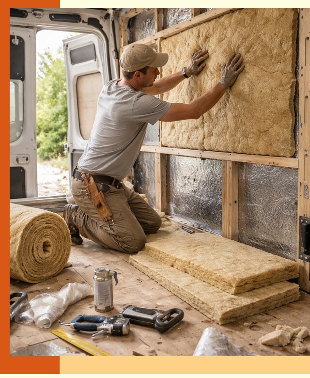 Утепление кемпера под ключ в Нефтеюганске с гарантией качества