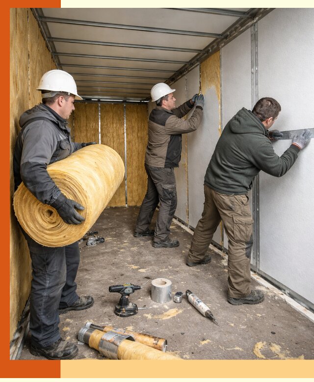 Утепление рефрижераторного контейнера в Нефтеюганске профессионально и надежно