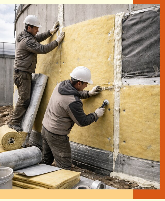 Утепление резервуара в Нефтеюганске от 27962 руб/м2 — монтаж ППУ и комплекс под ключ | ТепломастерНфт