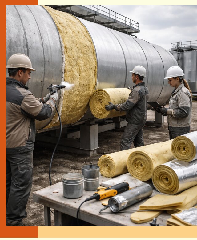 Утепление цистерны в Нефтеюганске — утеплители и монтаж под ключ