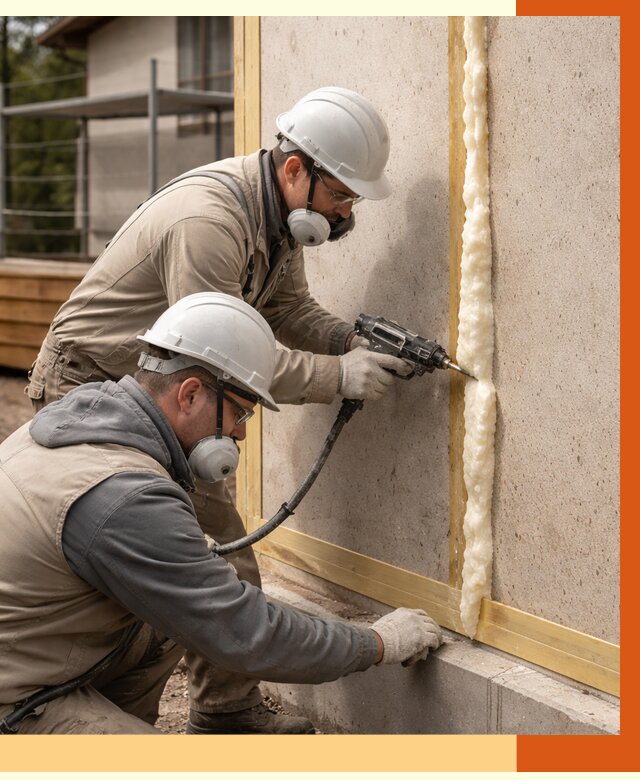 Утепление сип панелей ППУ в Нефтеюганске от 4881 руб. под ключ | ТепломастерНфт