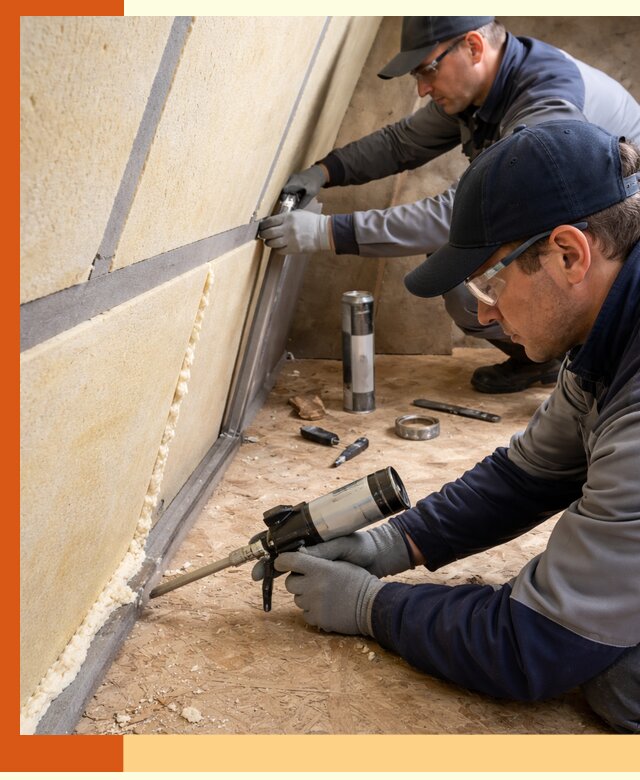 Герметизация стыков ППУ в Нефтеюганске — надежное уплотнение швов