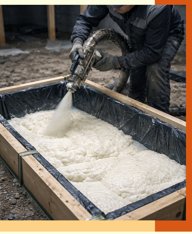 Заливка ППУ в формы в Нефтеюганске от 2542 руб. — утепление форм под ключ | ТепломастерНфт