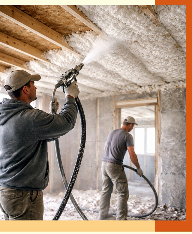 Утепление пеноизолом в Нефтеюганске от 1627 руб./м2 под ключ | ТепломастерНфт