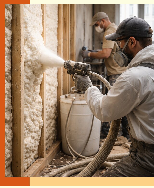 Утепление пеноизолом жилых и коммерческих объектов в Нефтеюганске