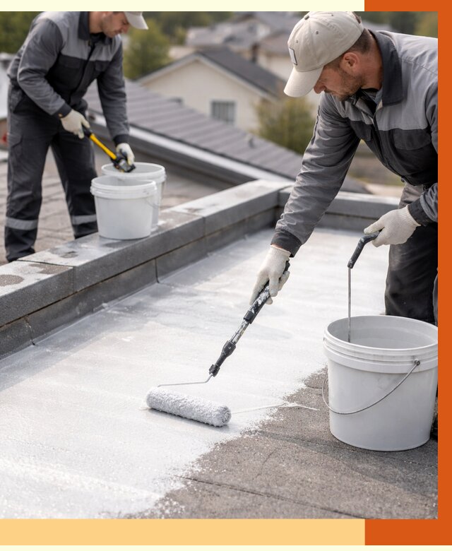 Утепление кровли жидкой теплоизоляцией в Нефтеюганске от 2186 руб./м2 | ТепломастерНфт