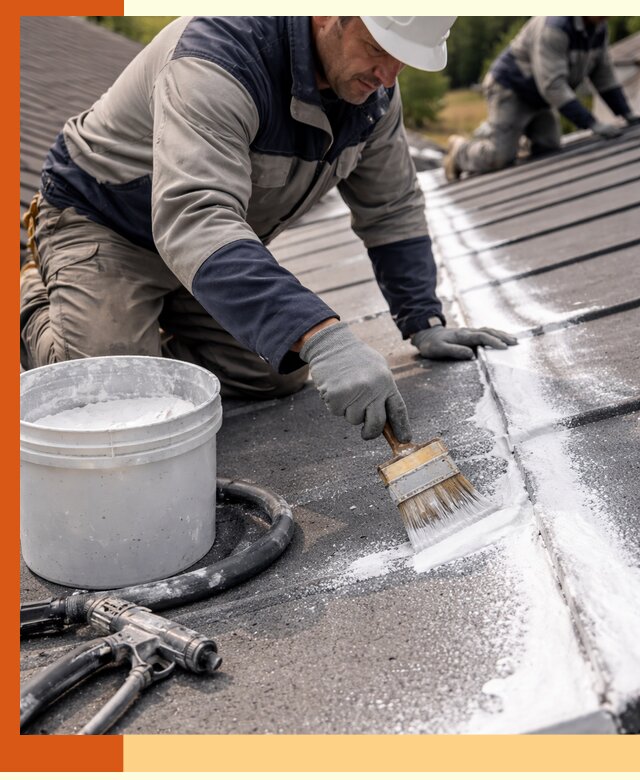 Утепление кровли жидкой теплоизоляцией в Нефтеюганске