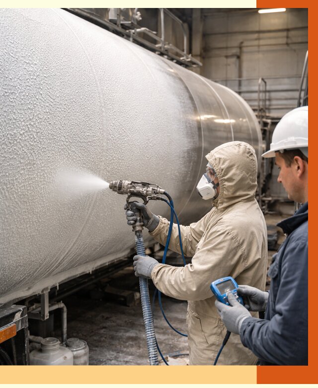 Утепление автоцистерны жидкой теплоизоляцией в Нефтеюганске от 14744 руб. под ключ | ТепломастерНфт