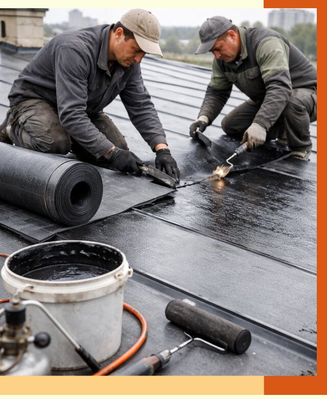 Гидроизоляция фальцевой кровли в Нефтеюганске от 7626 руб. под ключ | ТепломастерНфт
