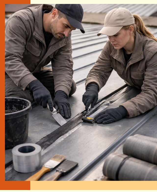 Гидроизоляция фальцевой кровли в Нефтеюганске качественно и надежно
