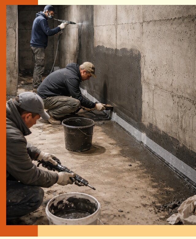 Гидроизоляция подвала в Нефтеюганске — комплексная защита от влаги