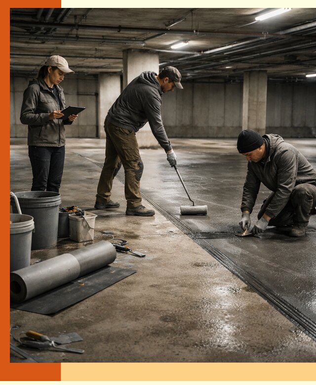 Гидроизоляция паркинга в Нефтеюганске: качественная защита зданий