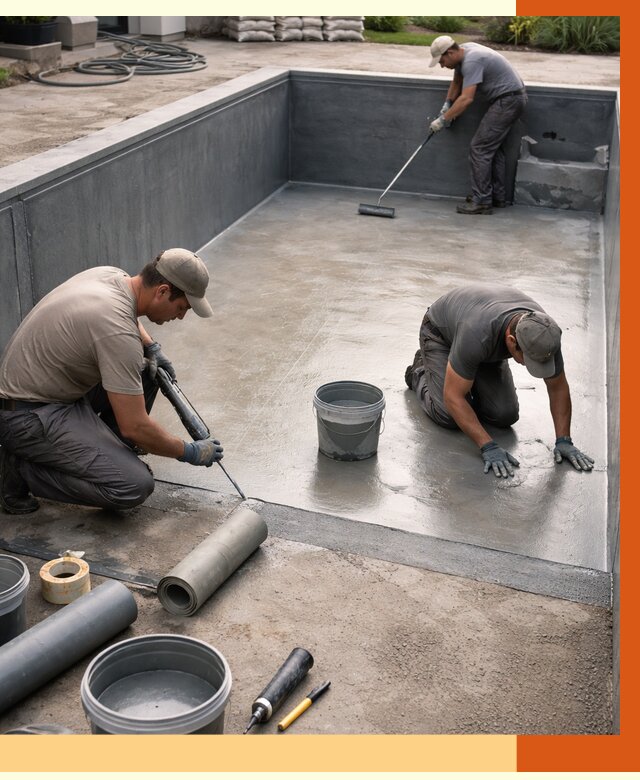 Профессиональная гидроизоляция бассейна в Нефтеюганске от 6609 руб. за м2 | ТепломастерНфт