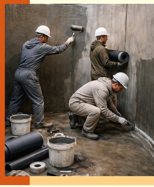 Гидроизоляция резервуара профессионально в Нефтеюганске